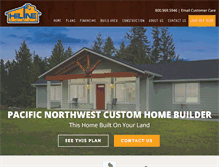 Tablet Screenshot of hilinehomes.com